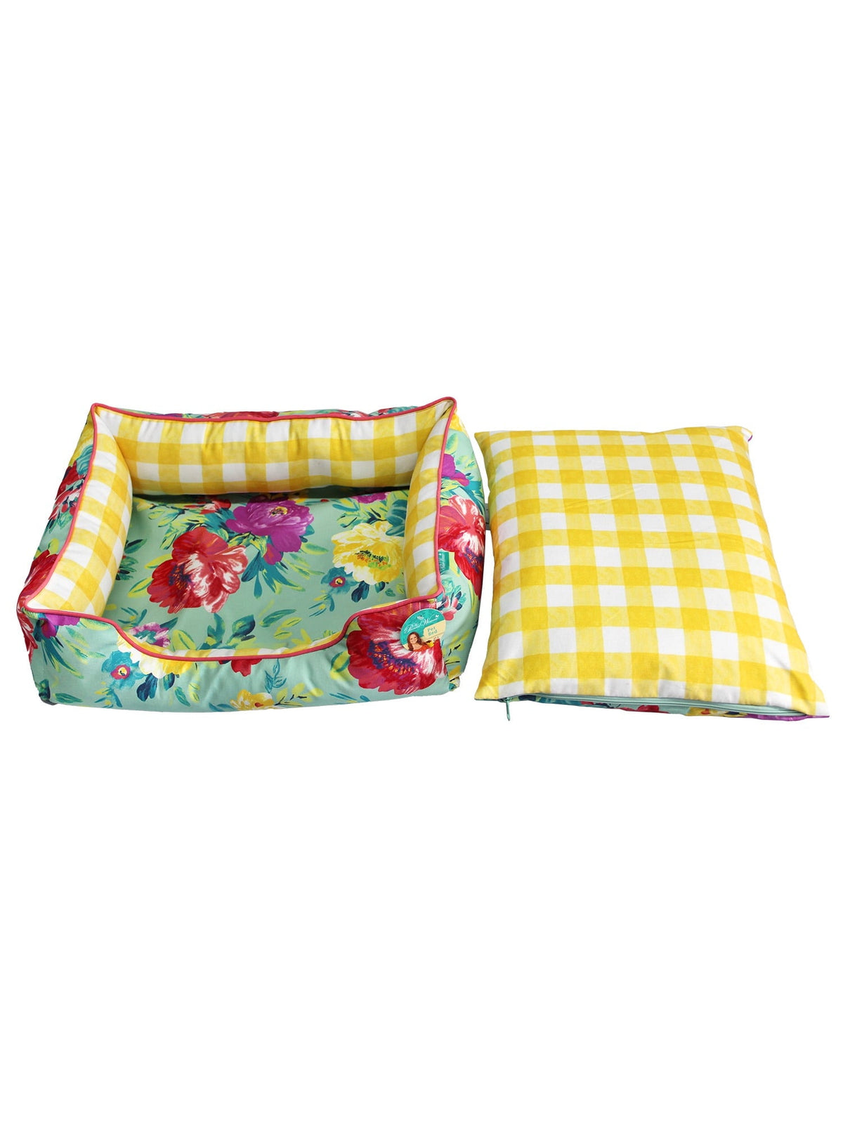 PioneerHome™ Sweet Rose Medium Pet Bed, 25" x 21" - PioneerHome™