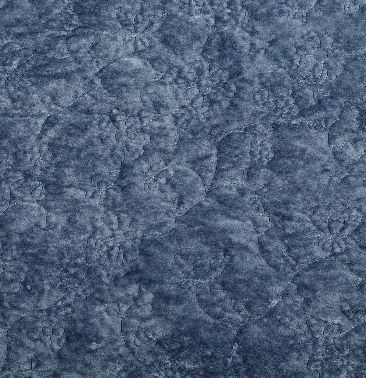 PioneerHome™ Eloise Floral Velvet Quilt, Full/Queen, Blue Dust Bedding - PioneerHome™
