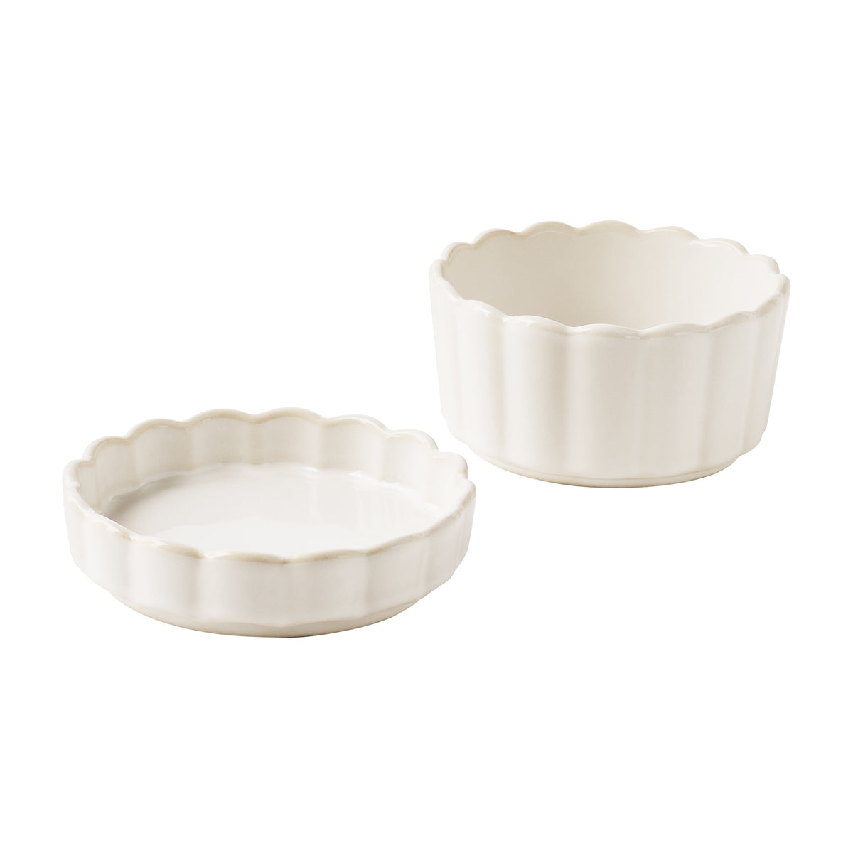 PioneerHome™ Pioneer Woman Cream Colette Tray with 3 Bowls with lids - PioneerHome™