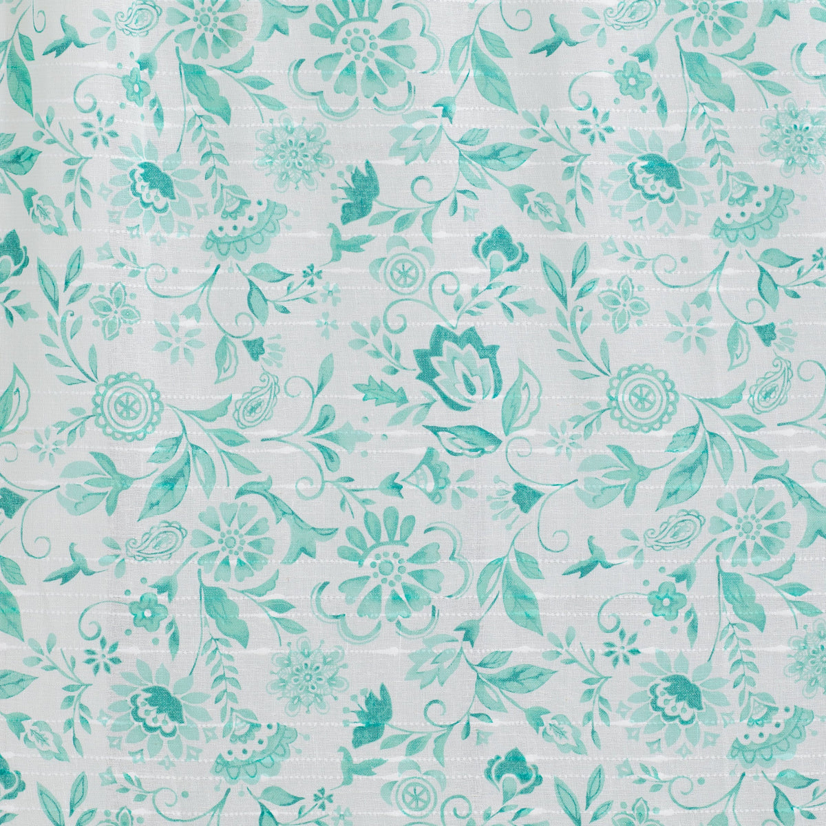PioneerHome™ Maize Sheer Curtain Panel, Teal, 1 Panel, 50"W x 84"L - PioneerHome™