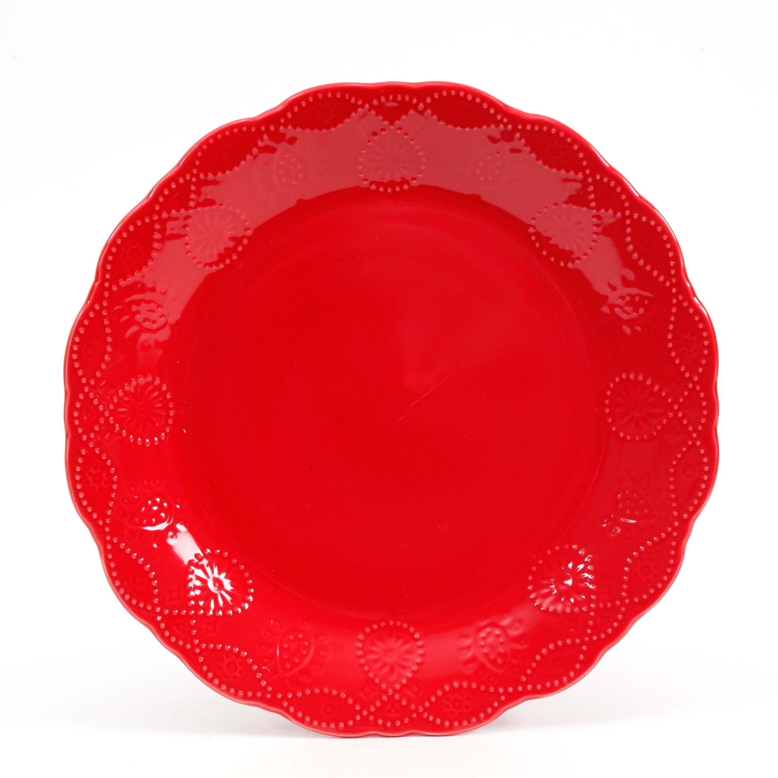 PioneerHome™ Cowgirl Lace 12-Piece Dinnerware Set, Red - PioneerHome™