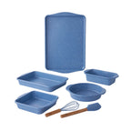 PioneerHome™ 7-Piece Aluminized Steel Bakeware Set, Nonstick, Blue Speckle - PioneerHome™