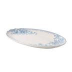 PioneerHome™ Agatha Stoneware 16-inch Serving Platter, Blue - PioneerHome™