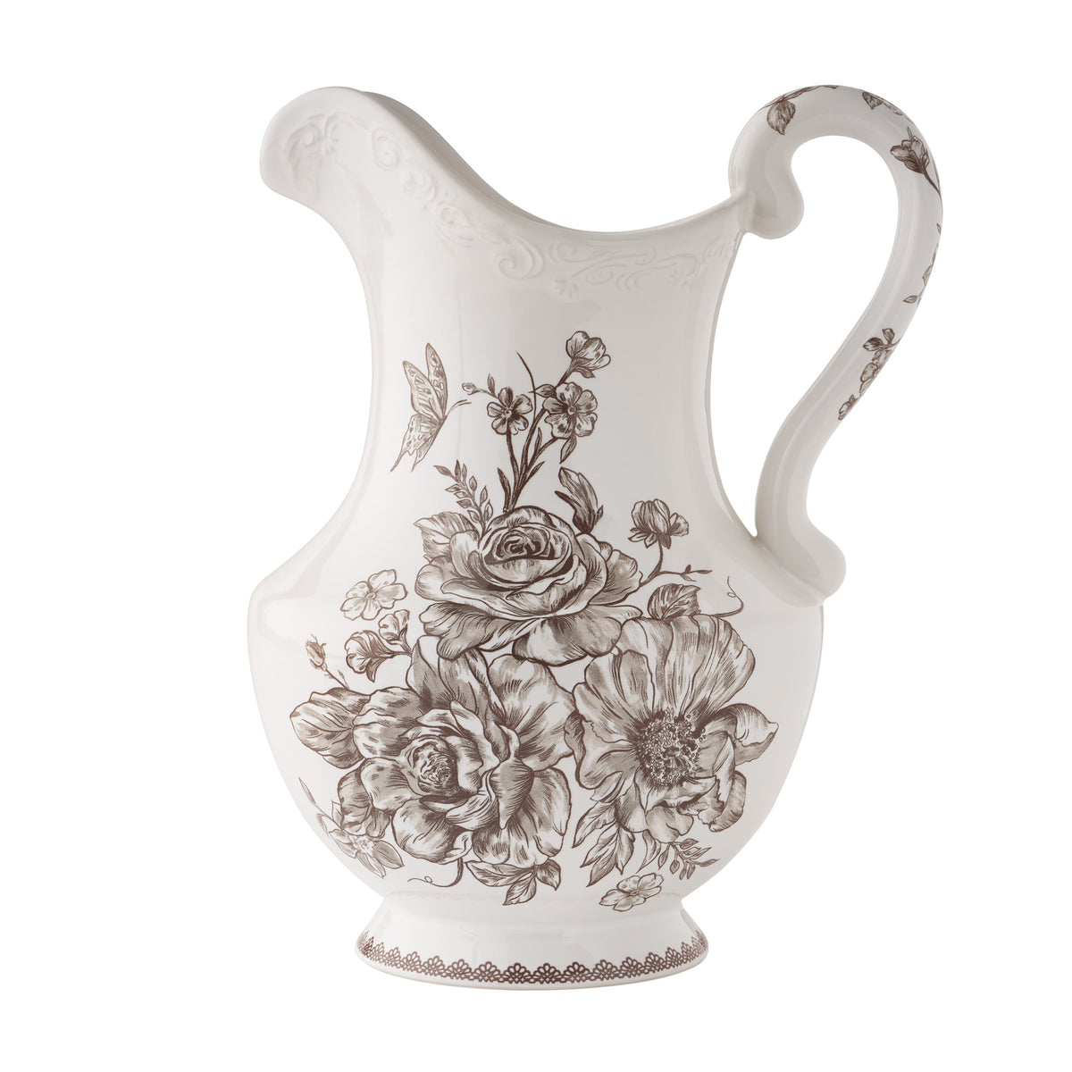 PioneerHome™ Agatha Stoneware 2-Quart Pitcher, Blue - PioneerHome™
