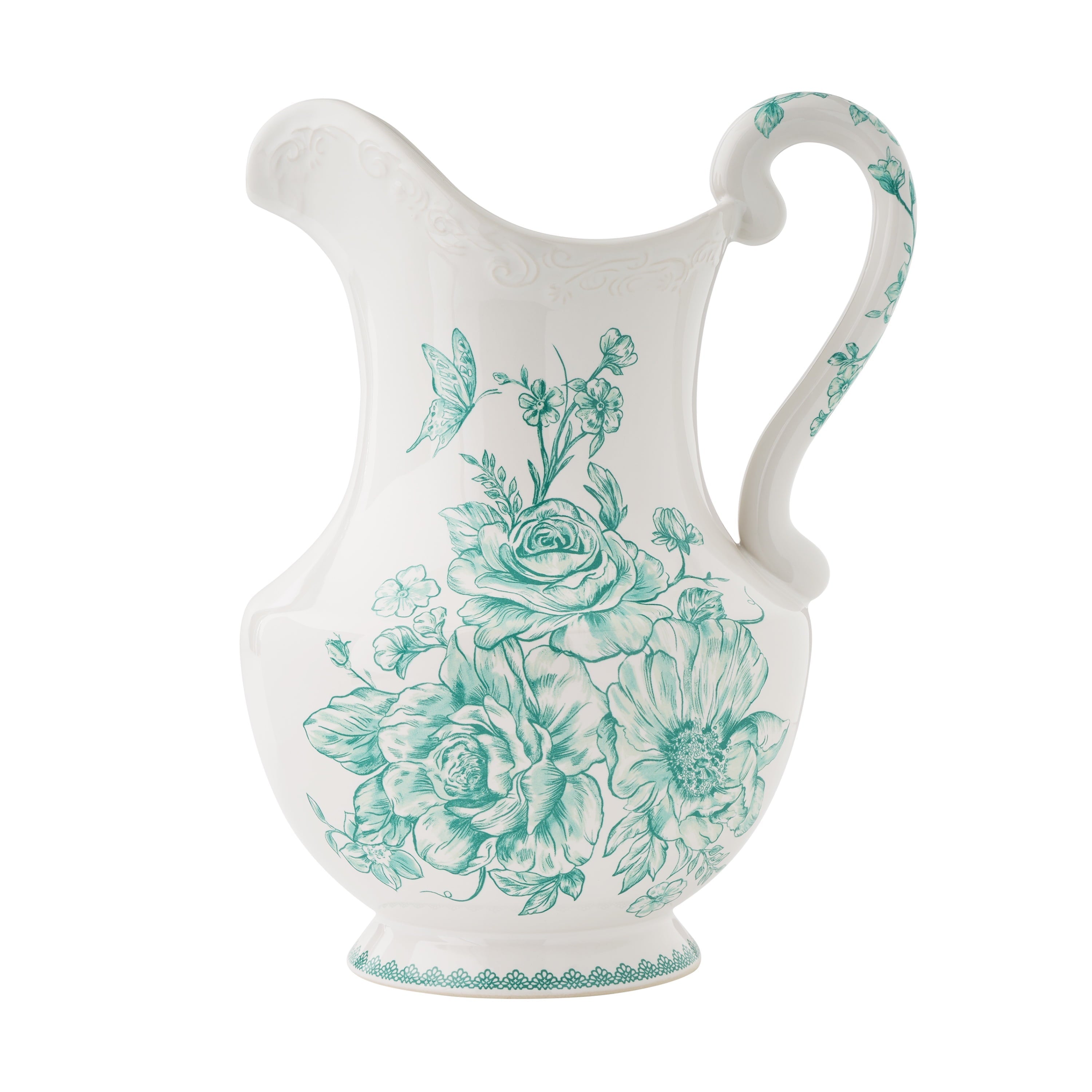 PioneerHome™ Agatha Stoneware 2-Quart Pitcher, Blue - PioneerHome™