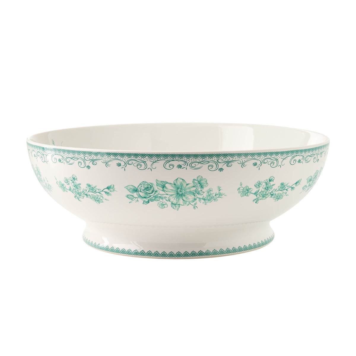 PioneerHome™ Agatha Stoneware 11-inch Serving Bowl, Green - PioneerHome™