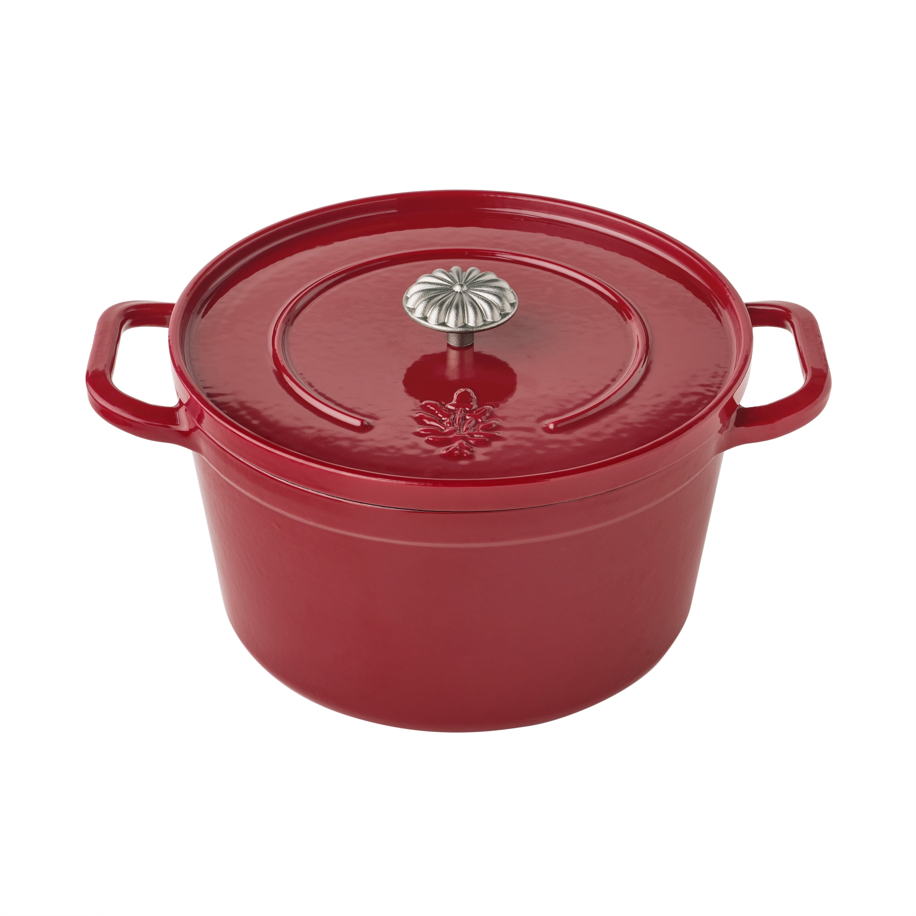 PioneerHome™ 5-Quart Enamel Cast Iron Dutch Oven with Lid, Dark Green - Rustic Home - PioneerHome™