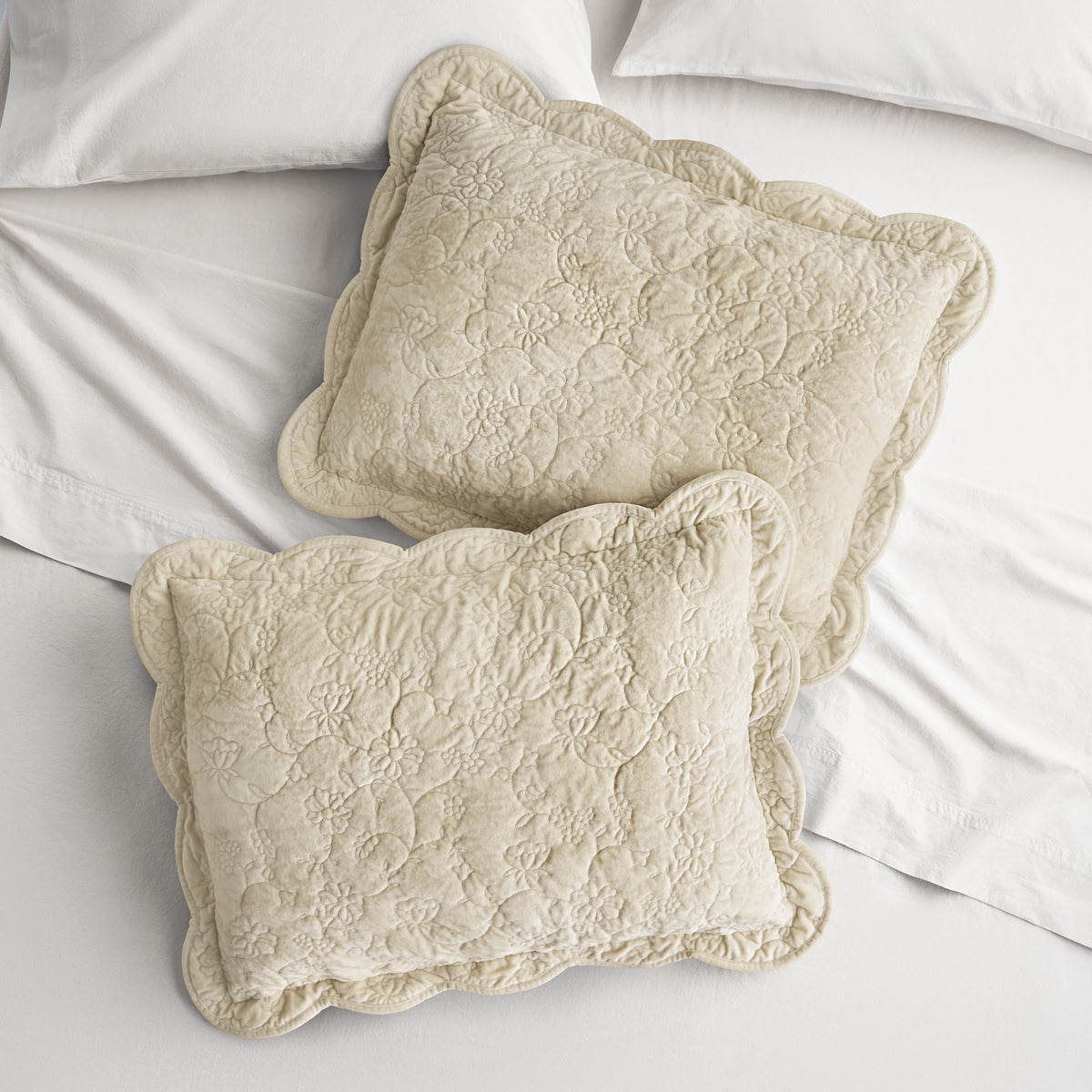 PioneerHome™ Agatha Floral Gauze Pillow Sham, Standard, Blue Dust, 2 Pack - Cozy Cottage - PioneerHome™