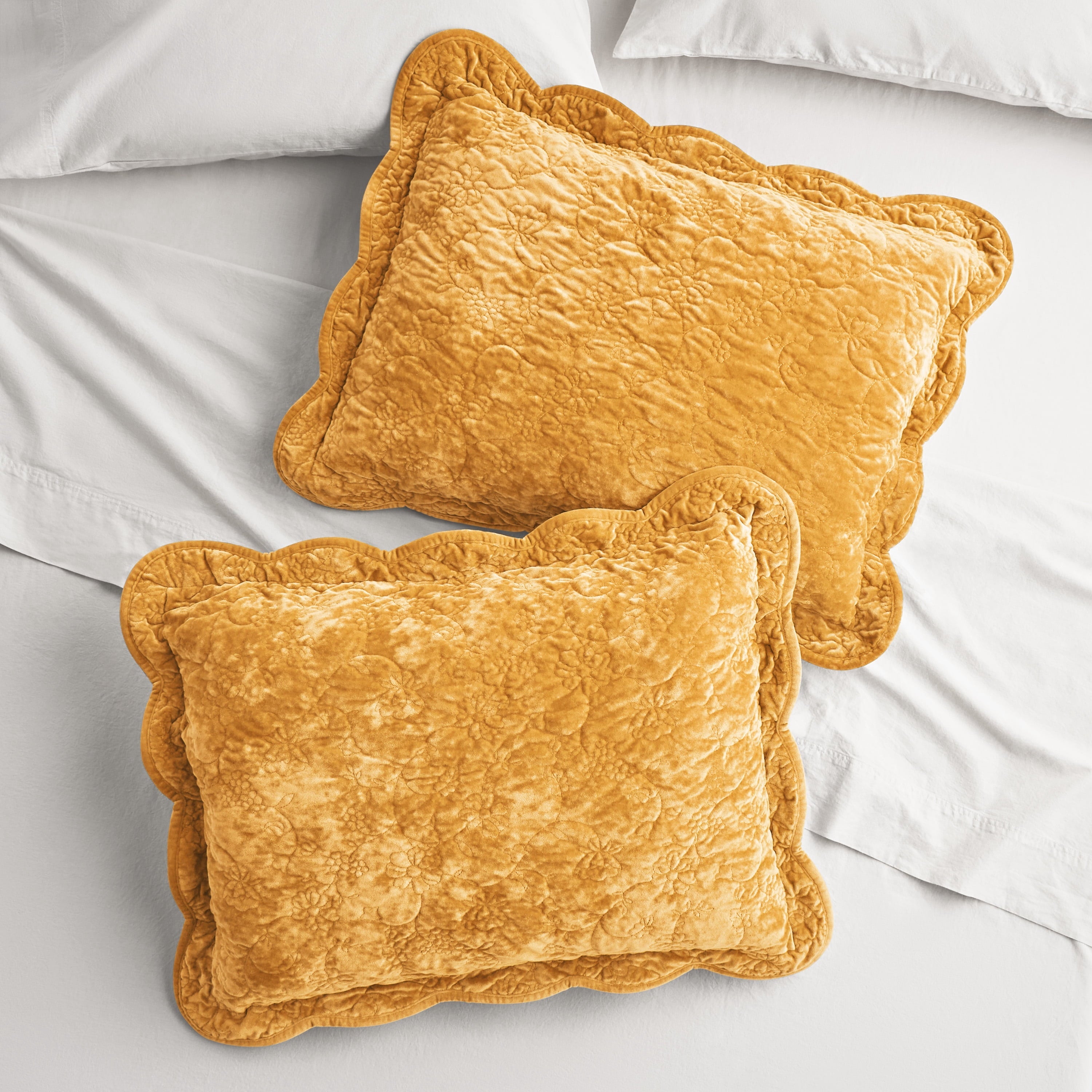 PioneerHome™ Agatha Floral Gauze Pillow Sham, Standard, Blue Dust, 2 Pack - Cozy Cottage - PioneerHome™