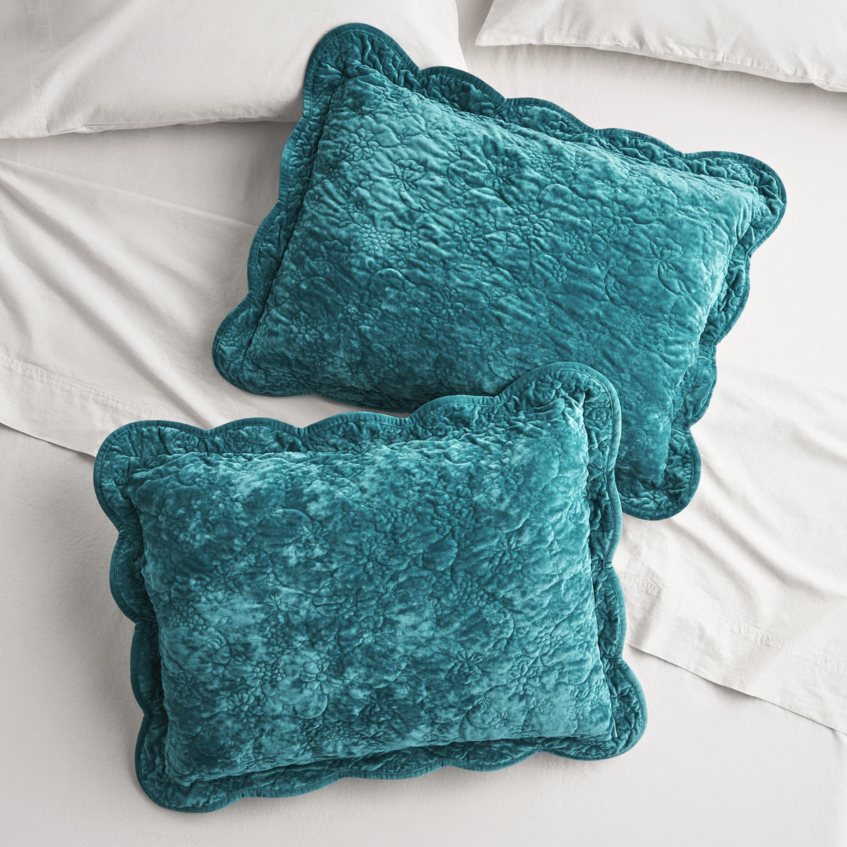 PioneerHome™ Agatha Floral Gauze Pillow Sham, Standard, Blue Dust, 2 Pack - Cozy Cottage - PioneerHome™
