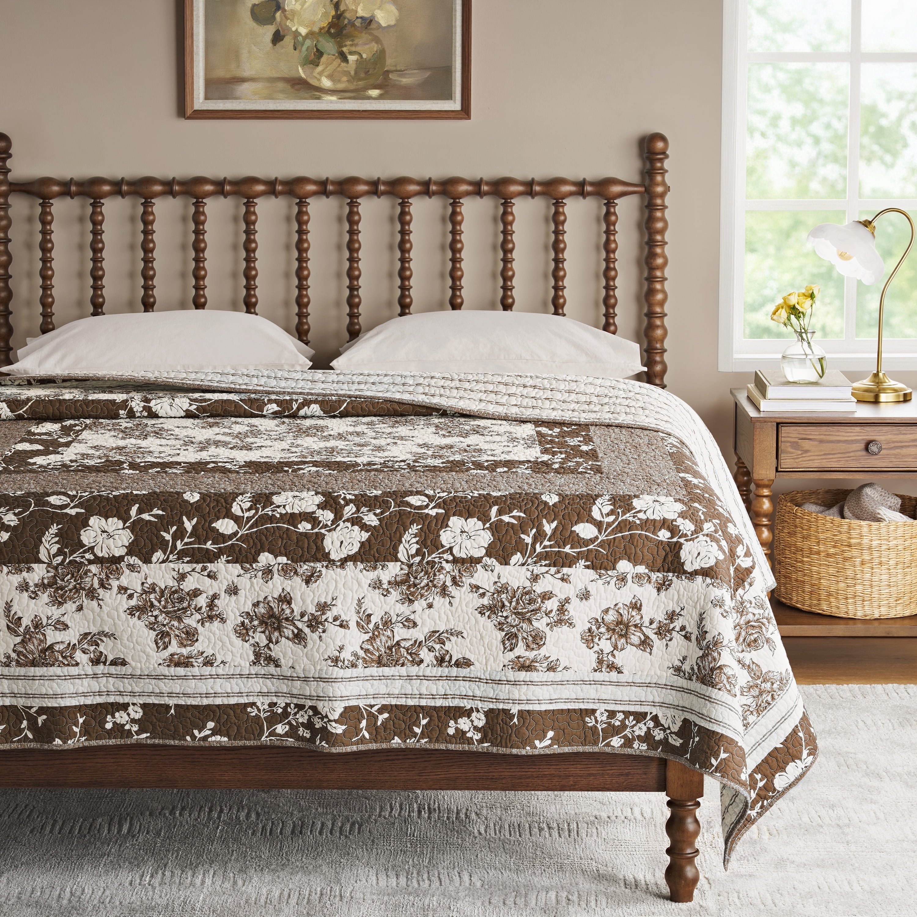 PioneerHome™ Avery Cotton Patchwork Quilt, Full/Queen, Blue Dust Bedding - PioneerHome™