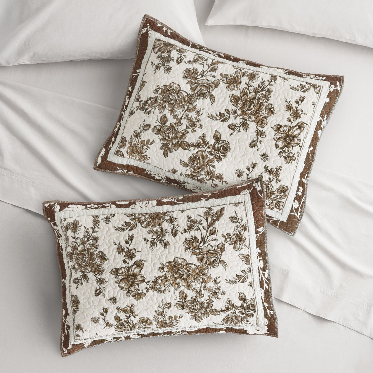 PioneerHome™ Agatha Floral Gauze Pillow Sham, Standard, Blue Dust, 2 Pack - Cozy Cottage - PioneerHome™
