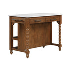 PioneerHome™ Harper Kitchen Island with Drawers, Homestead Brown - PioneerHome™