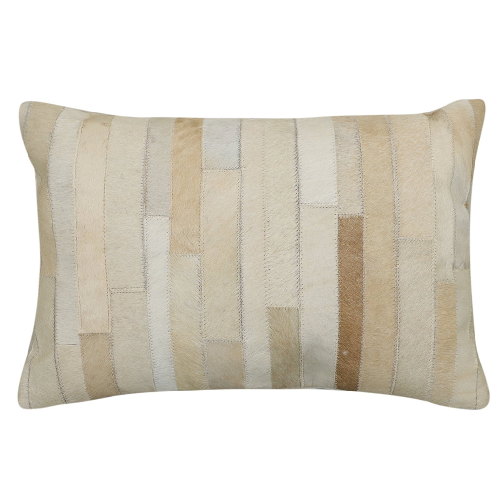 PioneerHome™ Ranch Patchwork Cowhide Lumbar Pillow 14" x 20" - PioneerHome™