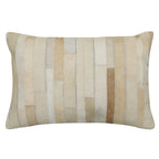PioneerHome™ Ranch Patchwork Cowhide Lumbar Pillow 14" x 20" - PioneerHome™