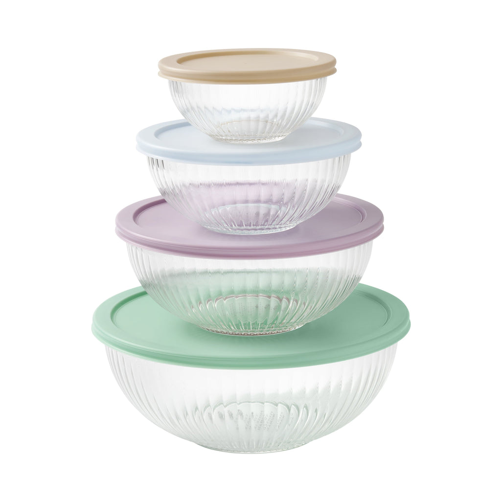 PioneerHome™ 8-Piece Glass Mixing Bowl Set - PioneerHome™