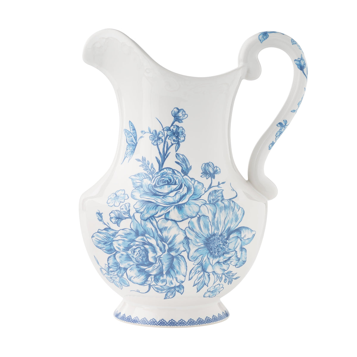 PioneerHome™ Agatha Stoneware 2-Quart Pitcher, Blue - PioneerHome™