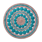 PioneerHome™ Braided Floral Round Rug, 48" - PioneerHome™
