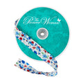 PioneerHome™ Vintage Floral White Double Fold Cotton Bias Tape Ribbon, 7/8" x 25 Yards - PioneerHome™