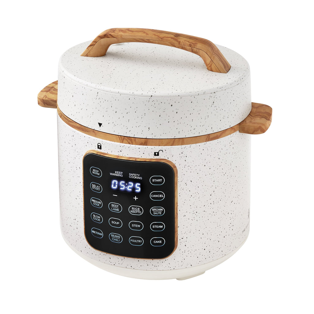 PioneerHome™ Linen Speckle 6-Quart Pressure Cooker with Touch Control Display - PioneerHome™