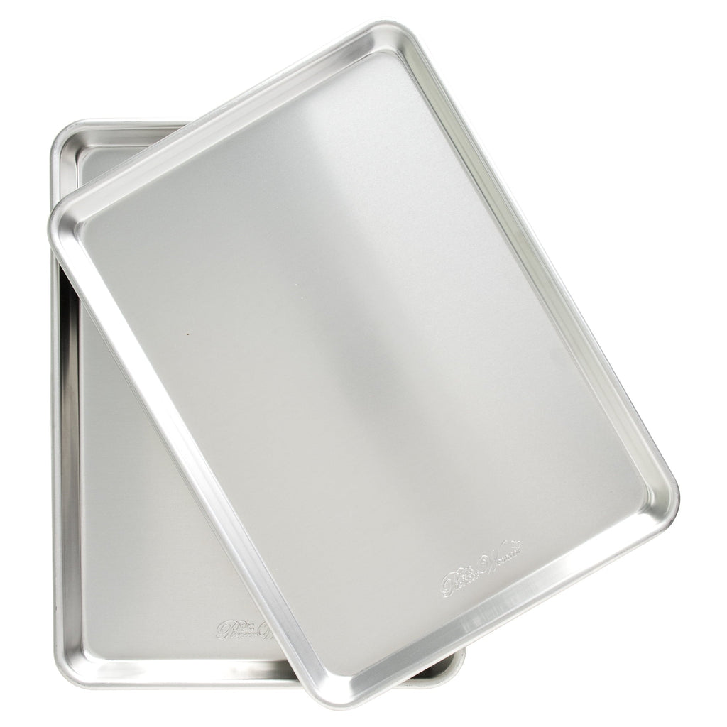 PioneerHome™ Naturals Aluminum 2 Pack Half Sheet Set Silver 17.1" x 12.1" x 1" - PioneerHome™