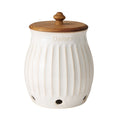 PioneerHome™ Colette Stoneware Onion Keeper, White - PioneerHome™