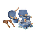 PioneerHome™ Prairie Signature 14-Piece Cast Aluminum Cookware Set, Charcoal - PioneerHome™