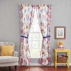 PioneerHome™ Sheer Cotton Curtain Panel, Floral,1 Panel, 50"W x 84"L - PioneerHome™