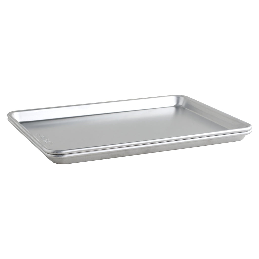 PioneerHome™ Naturals Aluminum 2 Pack Half Sheet Set Silver 17.1" x 12.1" x 1" - PioneerHome™