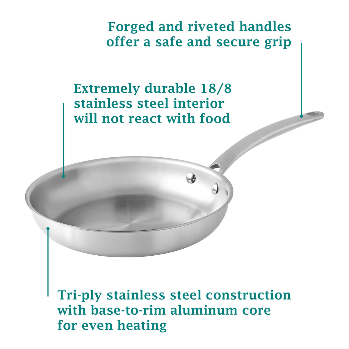 PioneerHome™ 14-Piece Stainless Steel Cookware Set, Cooking Pots and Pans Set with Kitchen Utensils - PioneerHome™