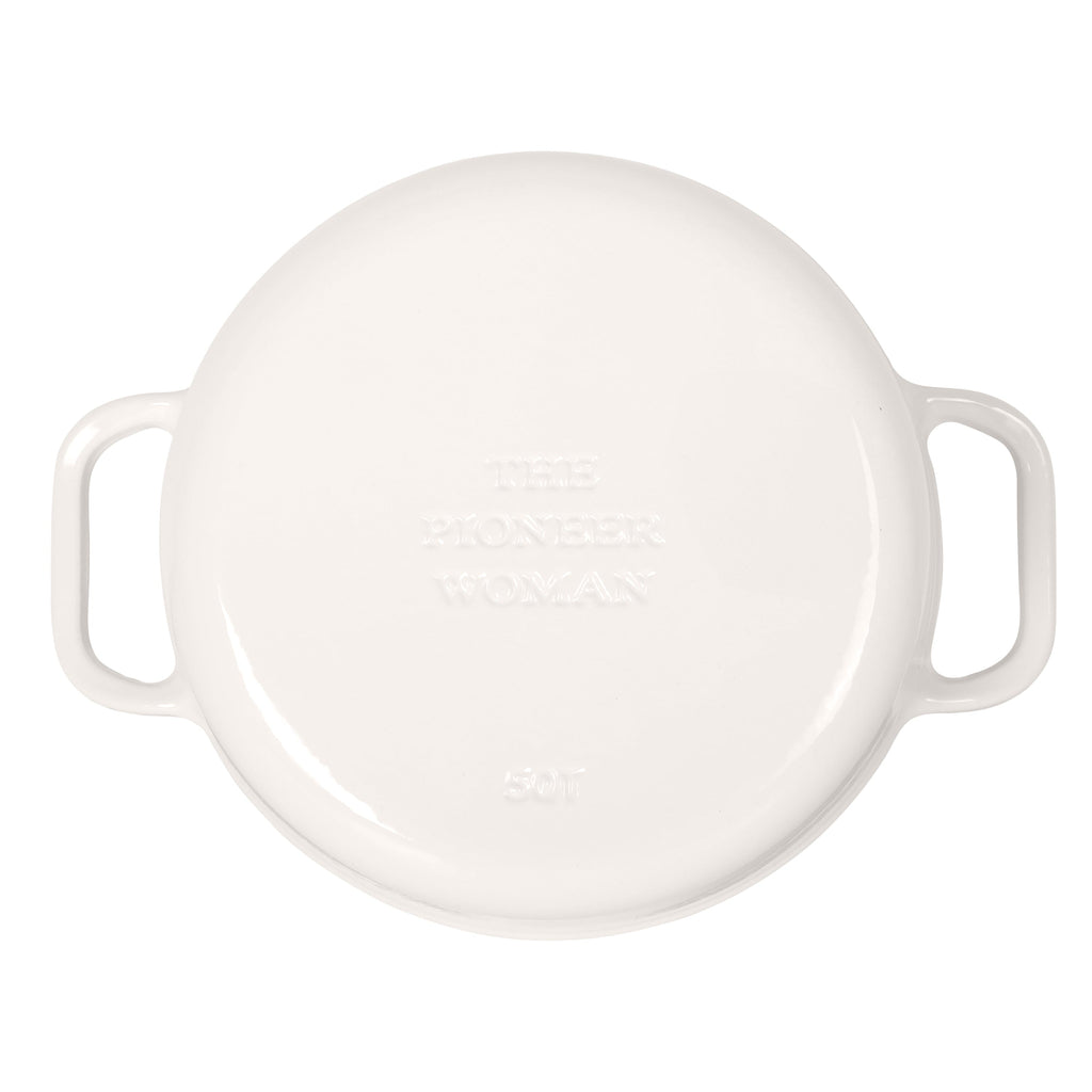 PioneerHome™ 5-Quart Enameled Cast Iron Dutch Oven with Lid, Linen - PioneerHome™