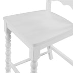 PioneerHome™ Harper Counter-height Wood Stools, 2 Pack, White - PioneerHome™