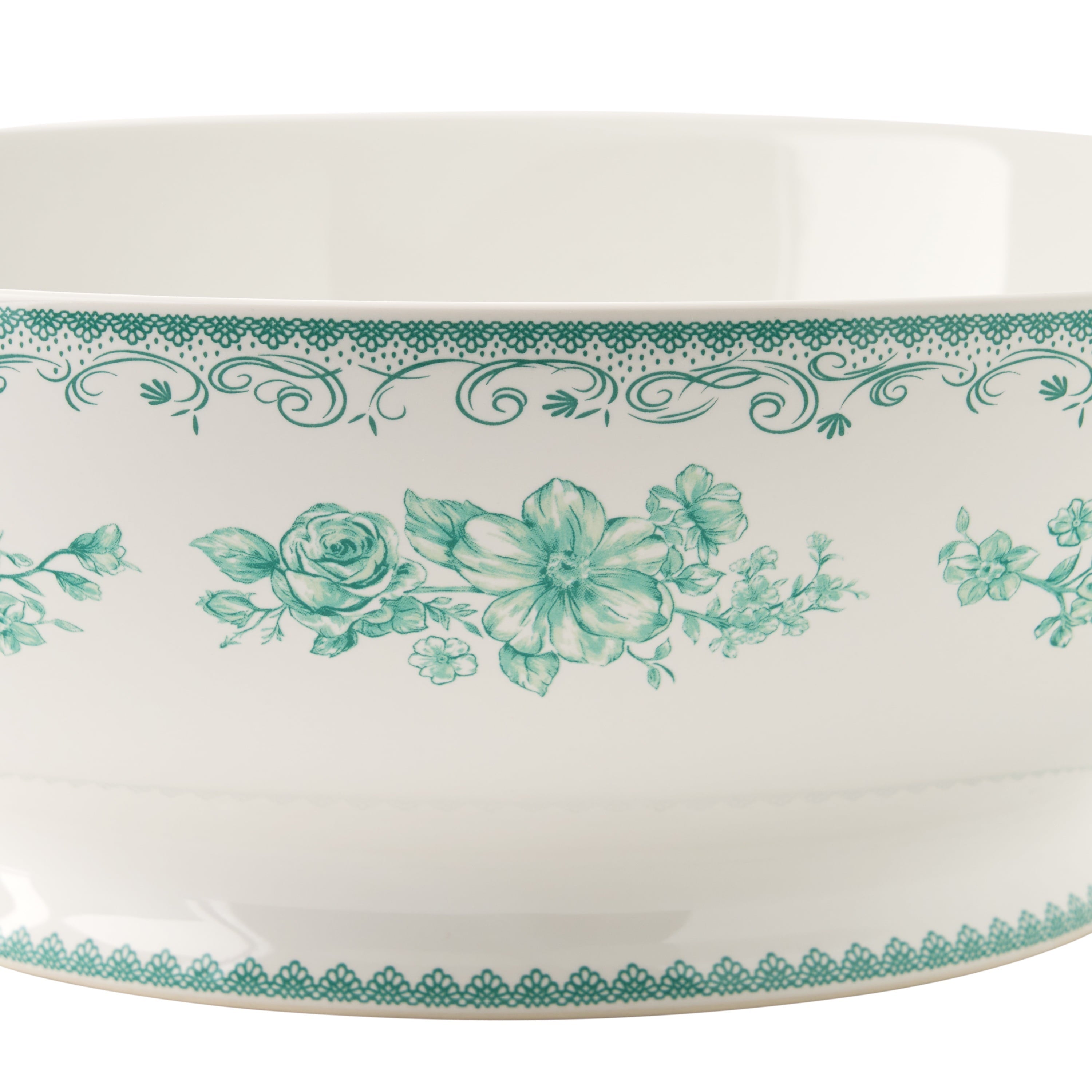 PioneerHome™ Agatha Stoneware 11-inch Serving Bowl, Green - PioneerHome™