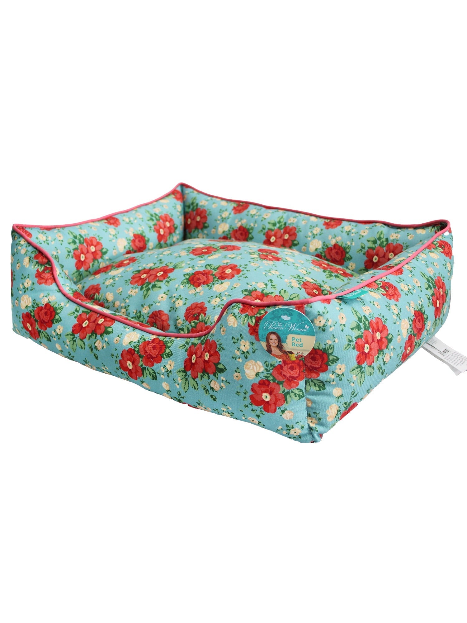 PioneerHome™ Vintage Floral Large Pet Bed, 34" x 24" - PioneerHome™