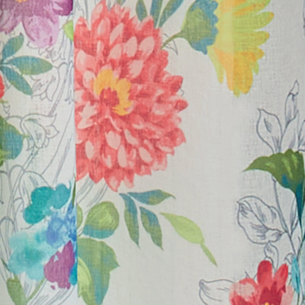 PioneerHome™ Blooming Bouquet Curtain Panel Pair, Set of 2, Floral, 40"W x 84"L - PioneerHome™