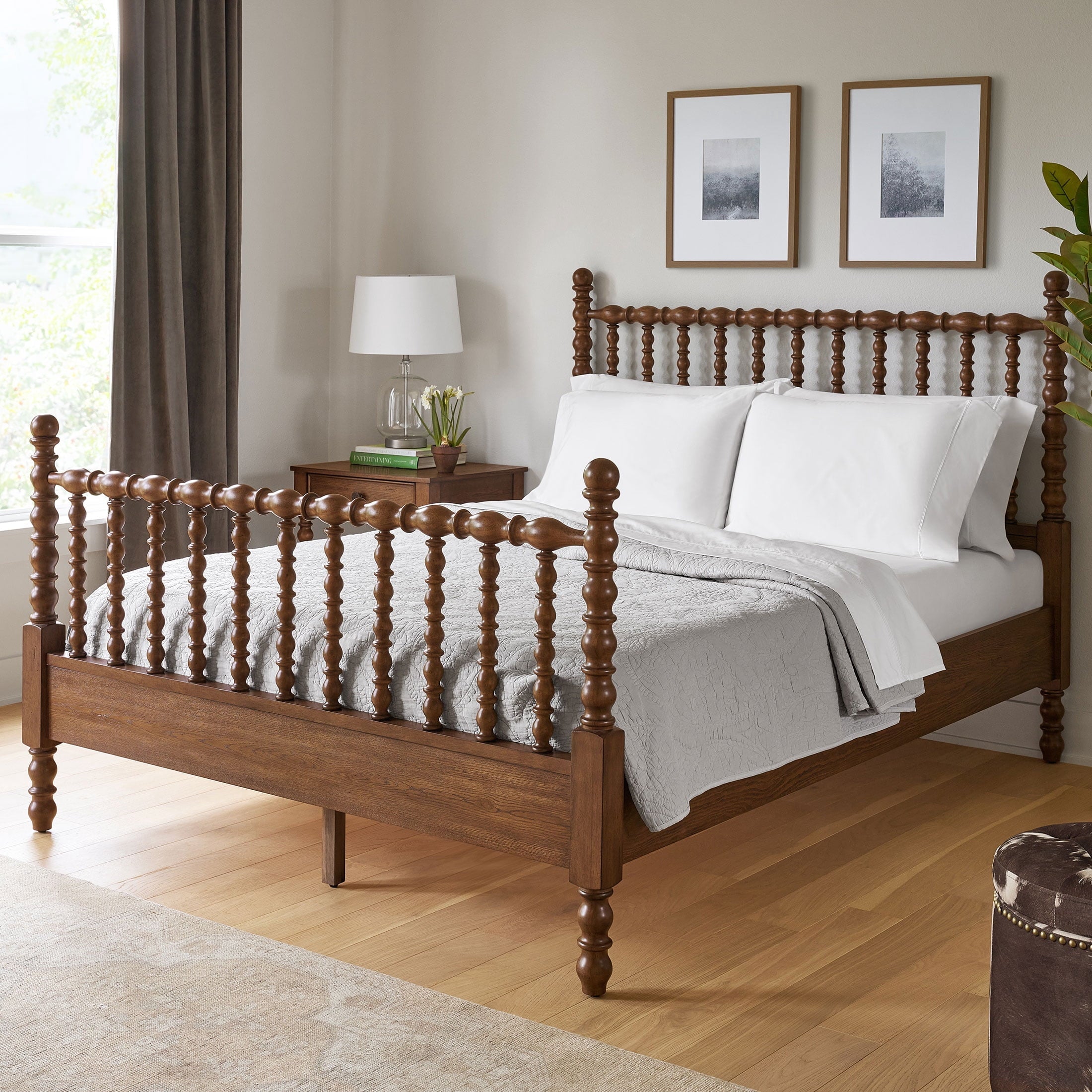 PioneerHome™ Harper Spindle Bed, Full, Homestead Brown - PioneerHome™