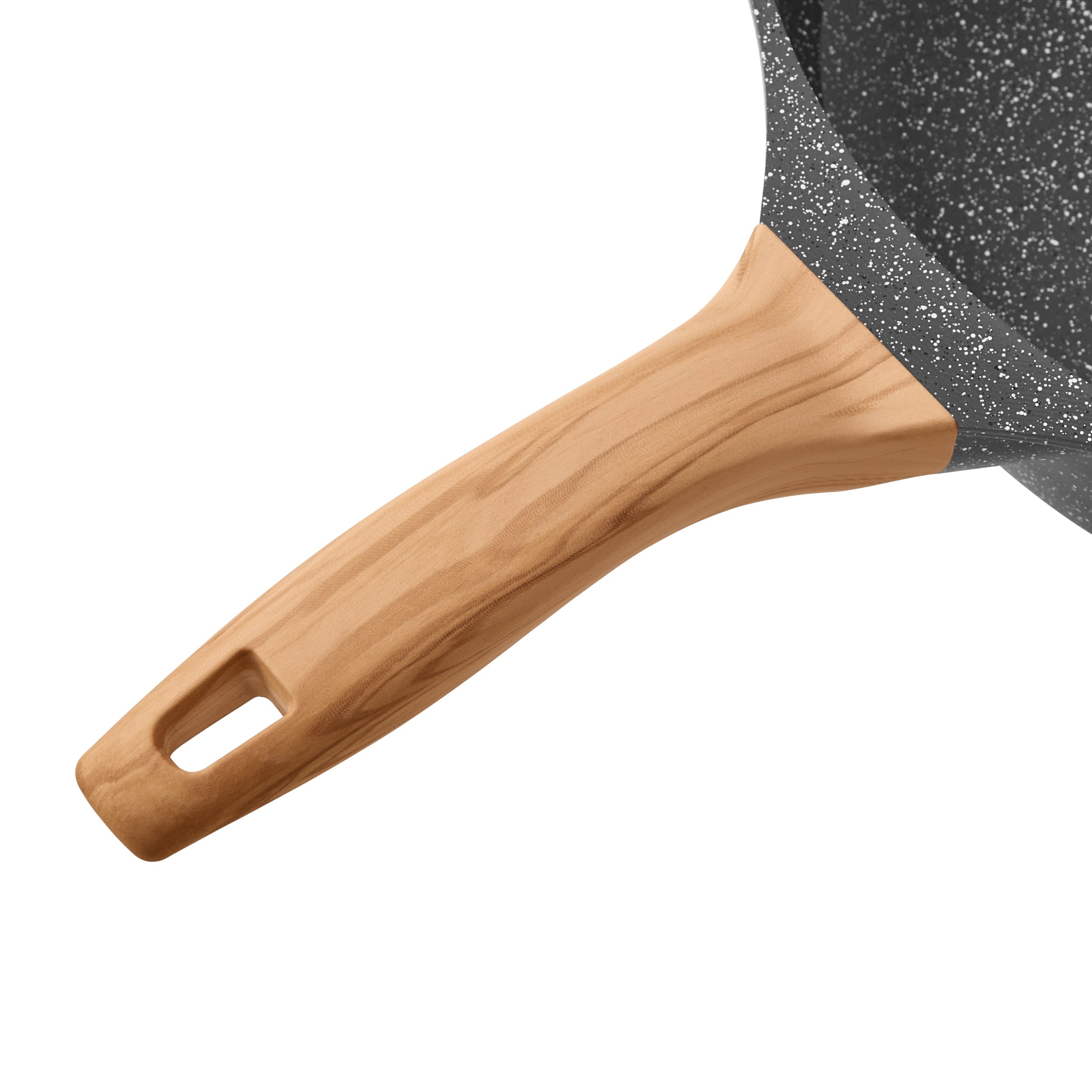 PioneerHome™ Prairie Signature 6-Quart Cast Aluminum Jumbo Cooker Saute Pan, Charcoal Speckle - Farmhouse - PioneerHome™