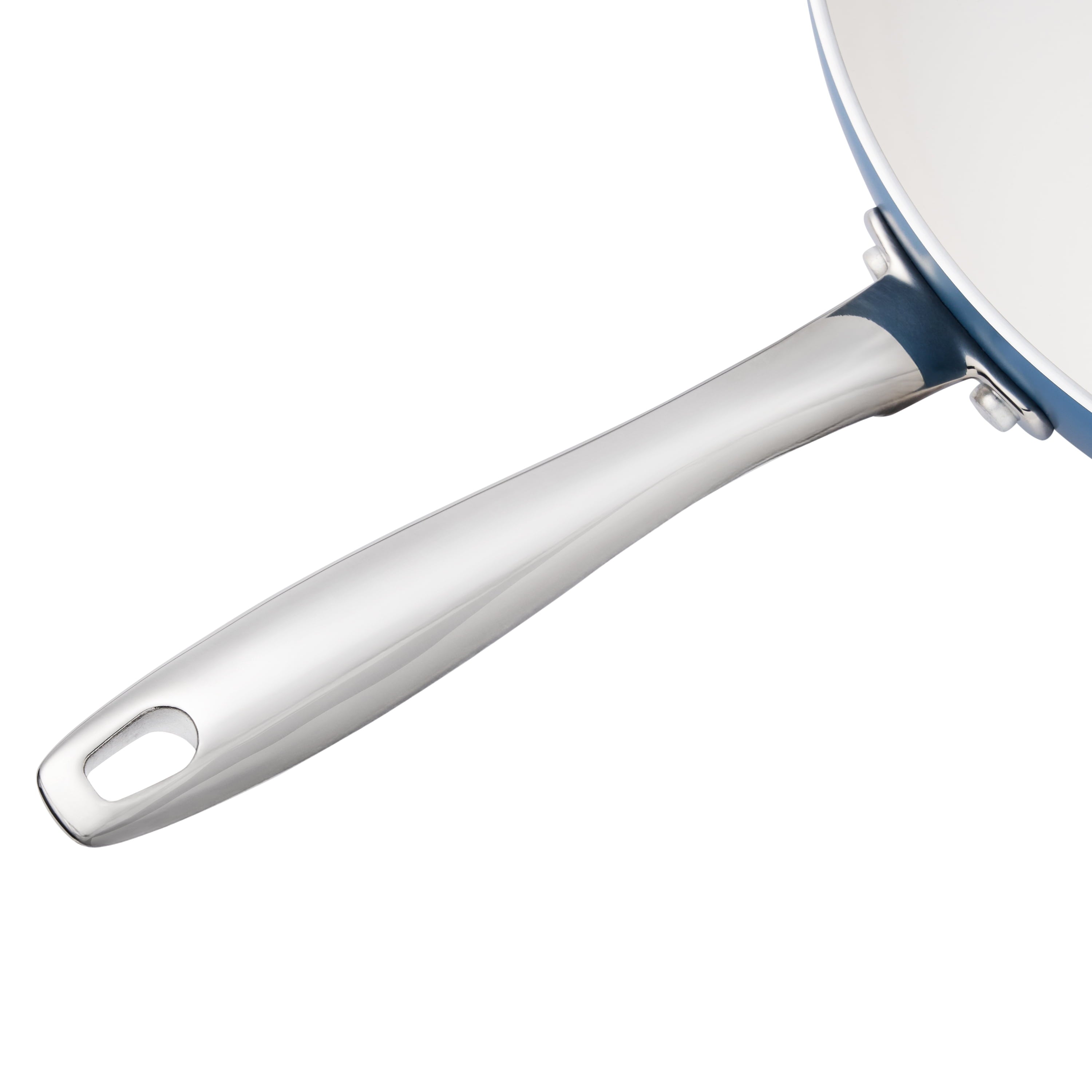 PioneerHome™ Harlow 12" Ceramic Non-Stick Fry Pan, Denim Blue - PioneerHome™