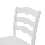 PioneerHome™ Harper Counter-height Wood Stools, 2 Pack, White - PioneerHome™