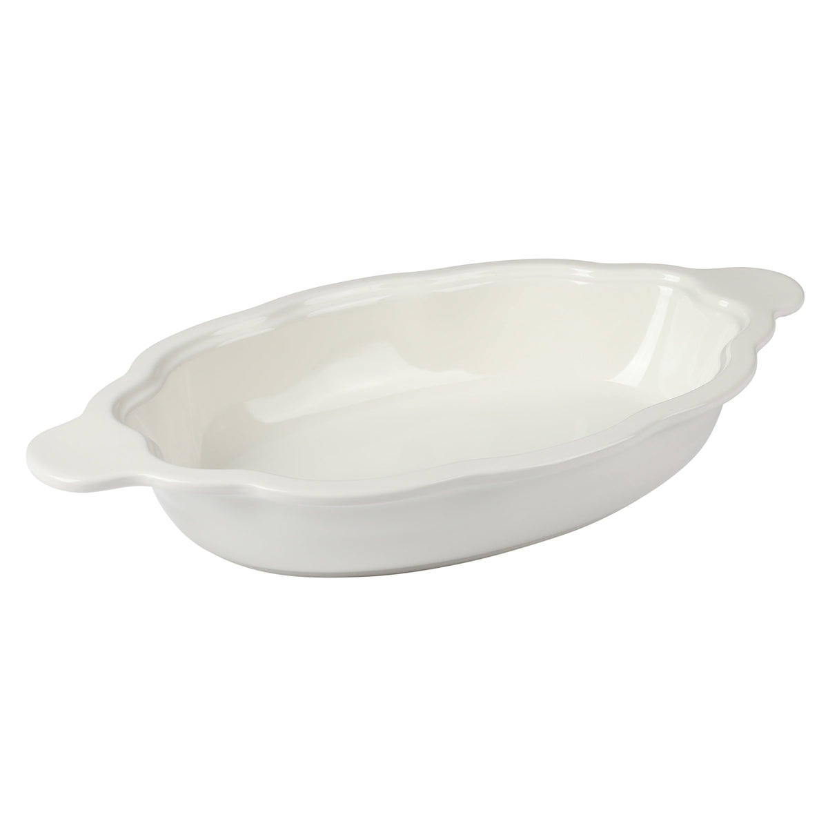 PioneerHome™ 3-Quart Oval Pumpkin Stoneware Baker with Lid, Linen - PioneerHome™