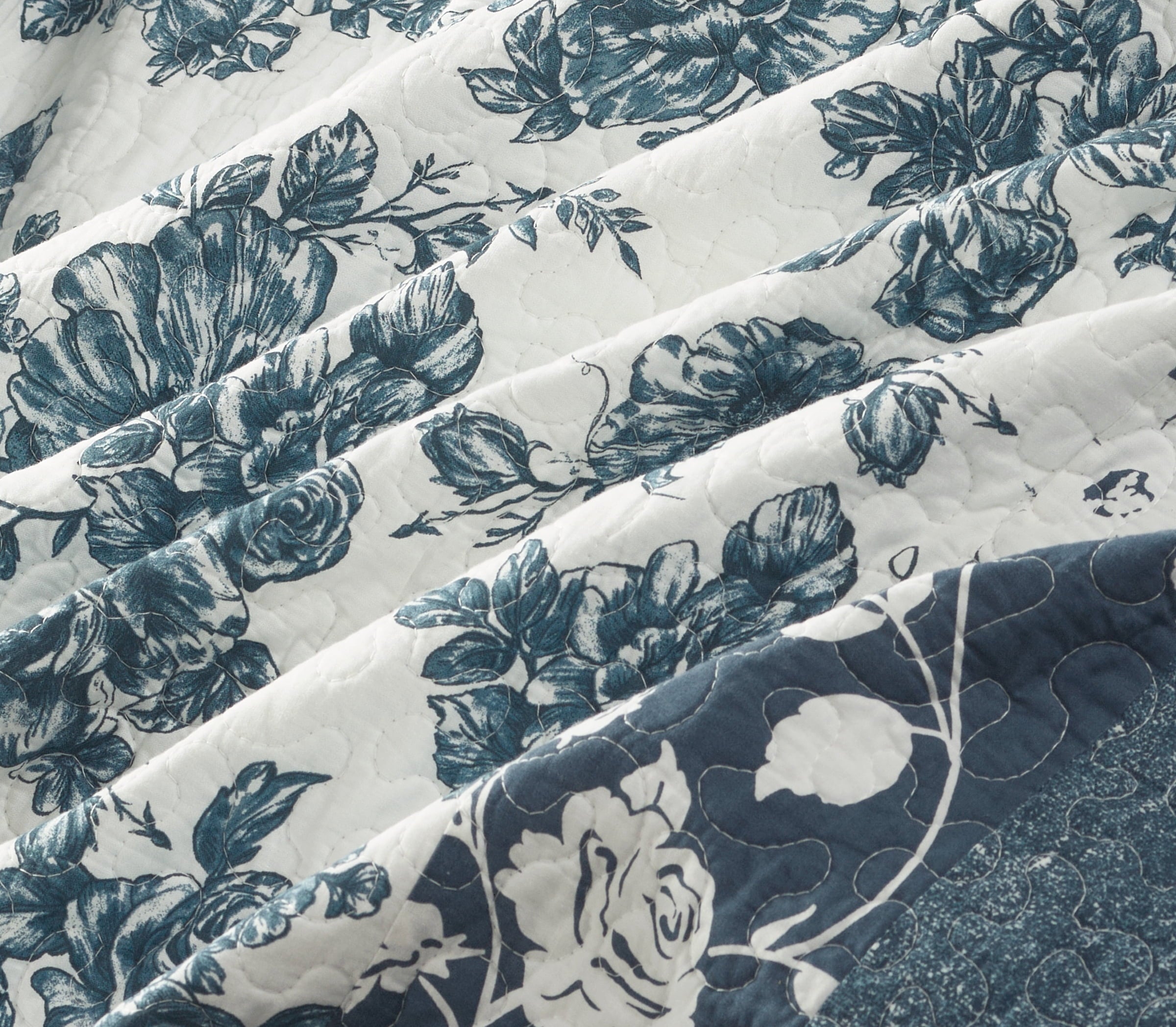 PioneerHome™ Avery Cotton Patchwork Quilt, Full/Queen, Blue Dust Bedding - PioneerHome™