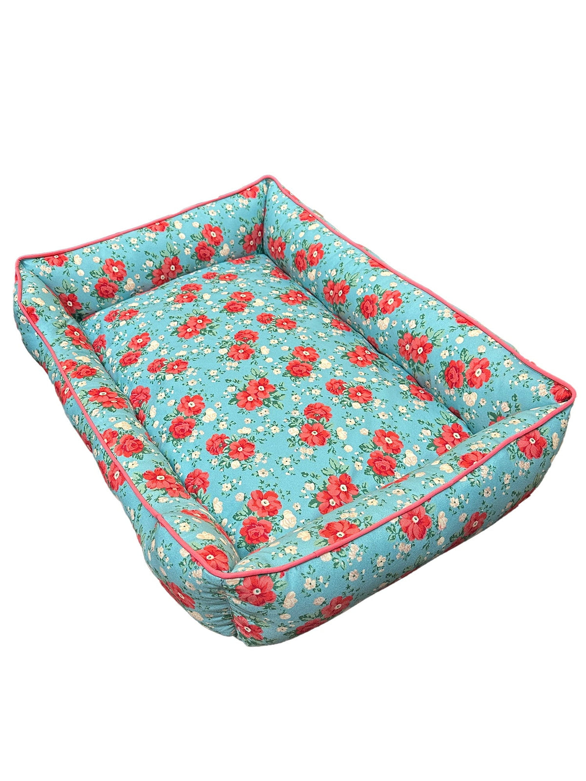 PioneerHome™ Vintage Floral Large Pet Bed, 34" x 24" - PioneerHome™