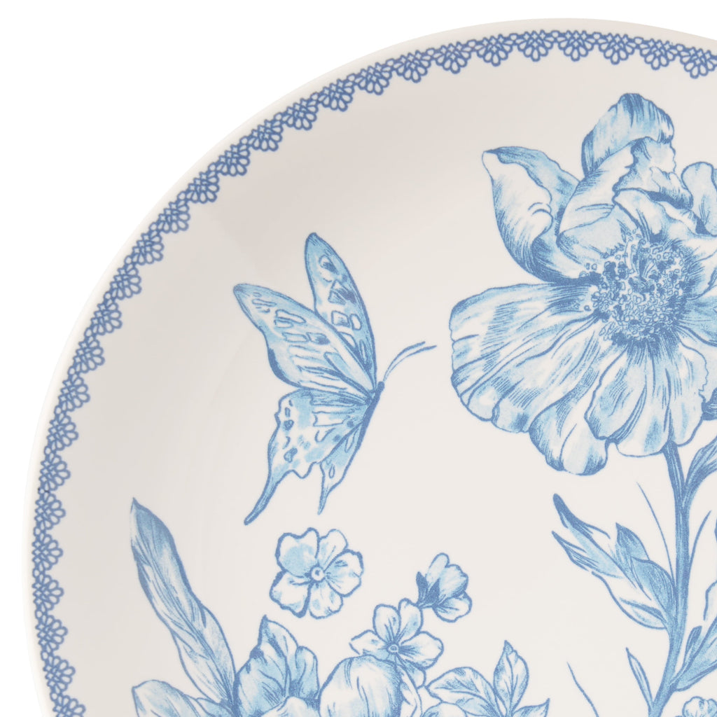 PioneerHome™ Agatha Stoneware Appetizer Plate, Blue, Set of 6 - PioneerHome™