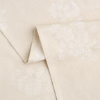 PioneerHome™ Tonal Floral Jacquard Woven Fabric Tablecloth, Light Taupe, 60"W x 102"L - PioneerHome™