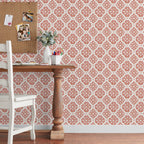 PioneerHome™ Pink Salmon Washy Trellis Peel and Stick Wallpaper, 18" x 18.86' - PioneerHome™