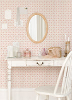 PioneerHome™ Coral Tonal Scallop Peel And Stick Vinyl Wallpaper, 215-in by 20.5-in, 30.75 sq. - PioneerHome™
