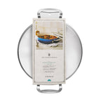 PioneerHome™ Harlow 12" Ceramic Non-Stick Everyday Pan with Lid, Denim Blue - PioneerHome™