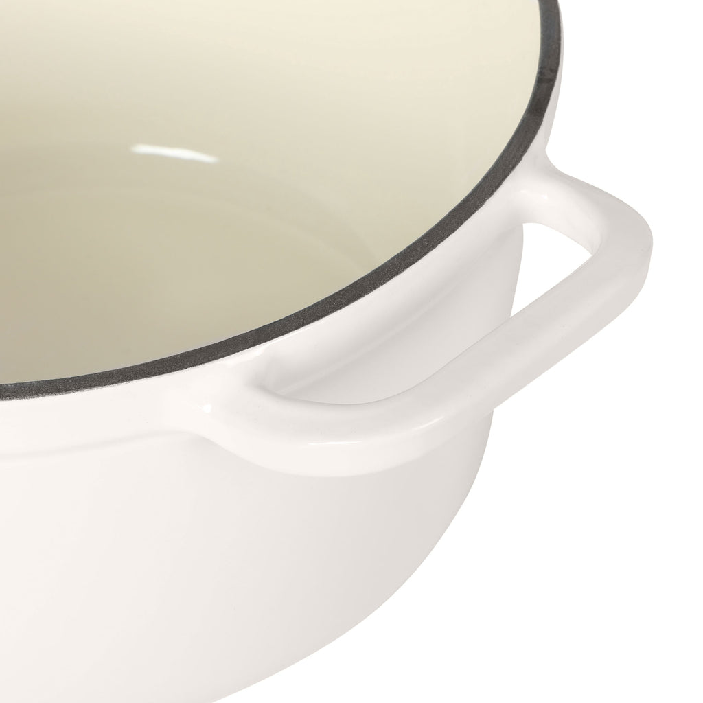 PioneerHome™ 5-Quart Enameled Cast Iron Dutch Oven with Lid, Linen - PioneerHome™