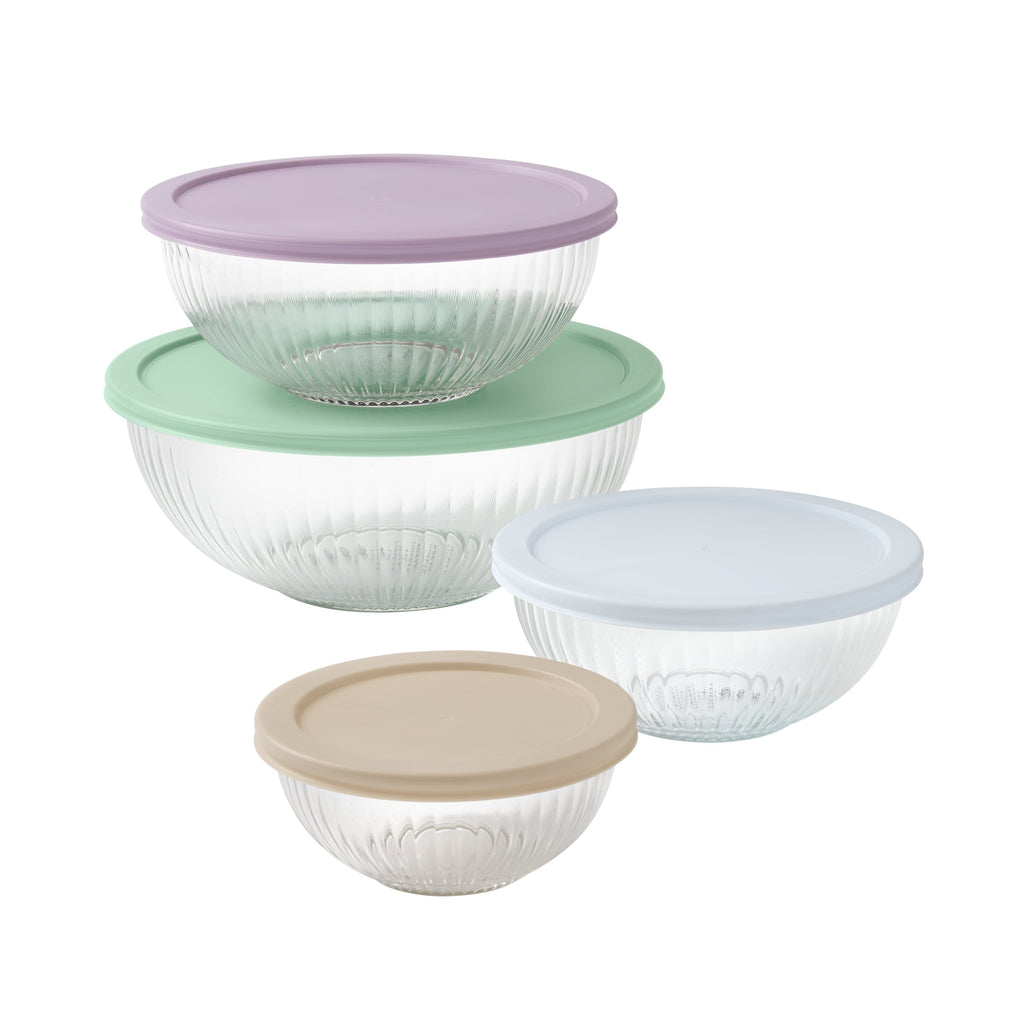 PioneerHome™ 8-Piece Glass Mixing Bowl Set - PioneerHome™