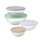 PioneerHome™ 8-Piece Glass Mixing Bowl Set - PioneerHome™